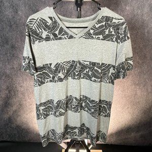 Striped leaves shirt